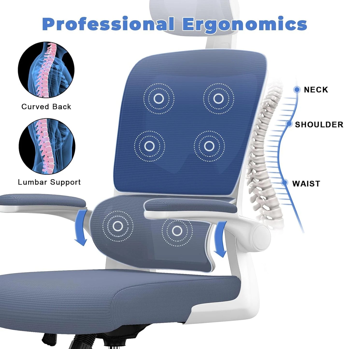 Naspaluro Ergonomic Mesh Office Chair
