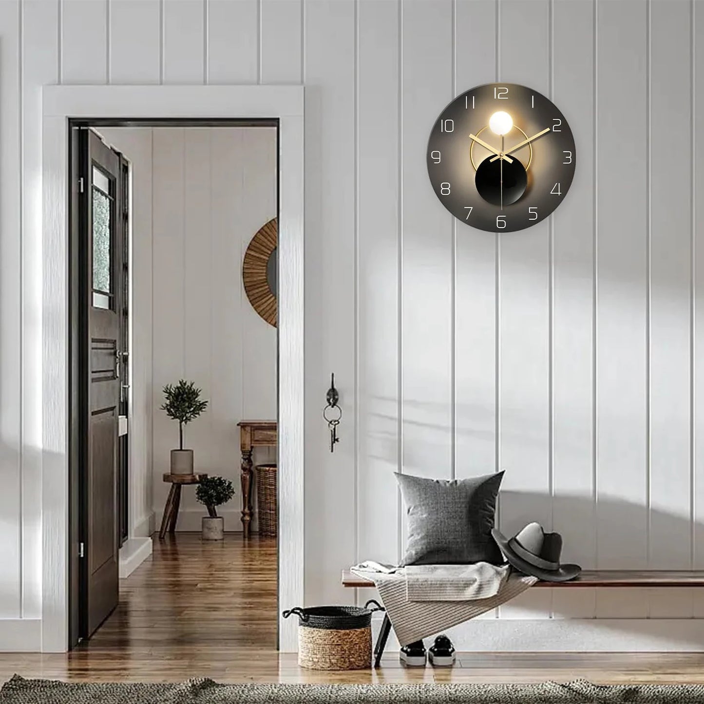 Classic Battery Wall Clock