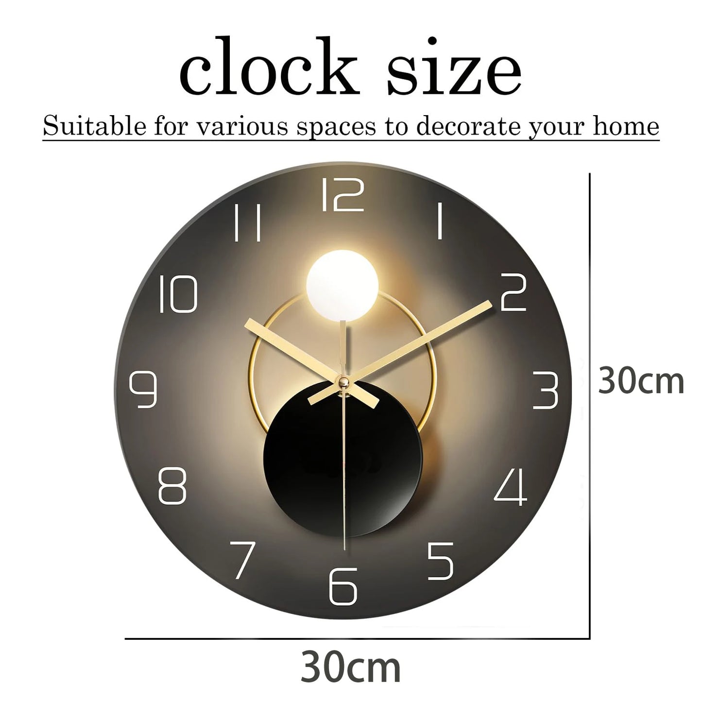 Classic Battery Wall Clock