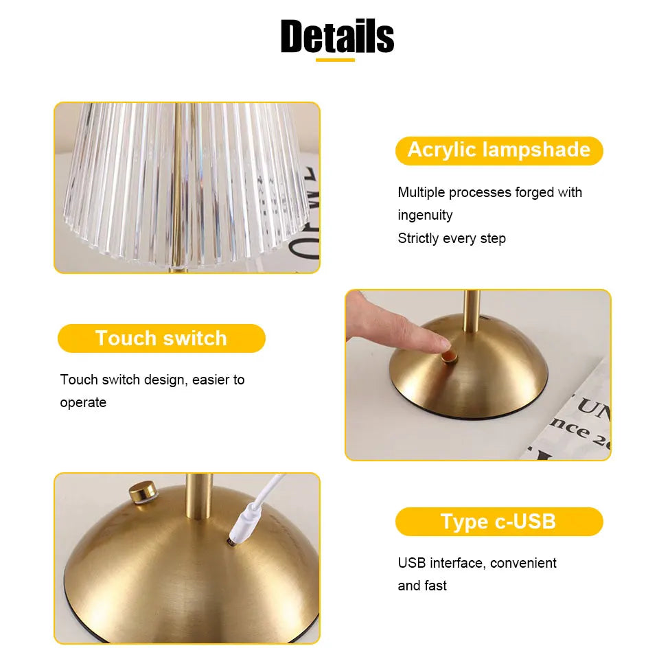 Rechargeable Touch Night Lamp