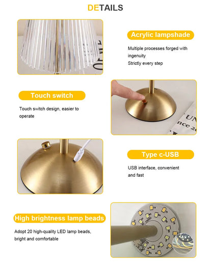 Rechargeable Touch Night Lamp