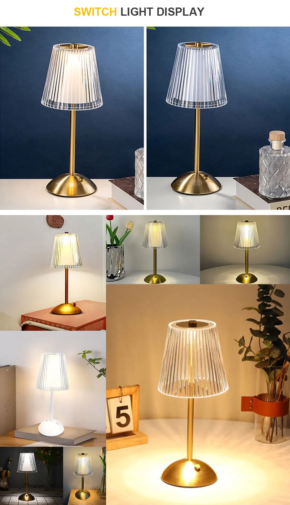 Rechargeable Touch Night Lamp