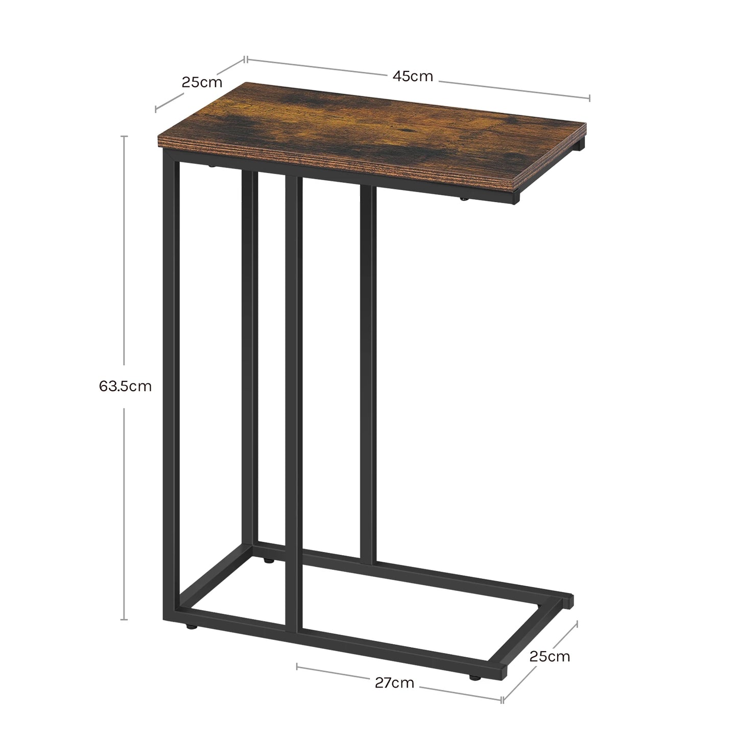WOLTU Slim Laptop Side Table