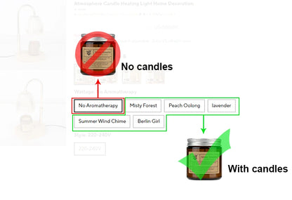 Aromatherapy Candle Warmer Lamp